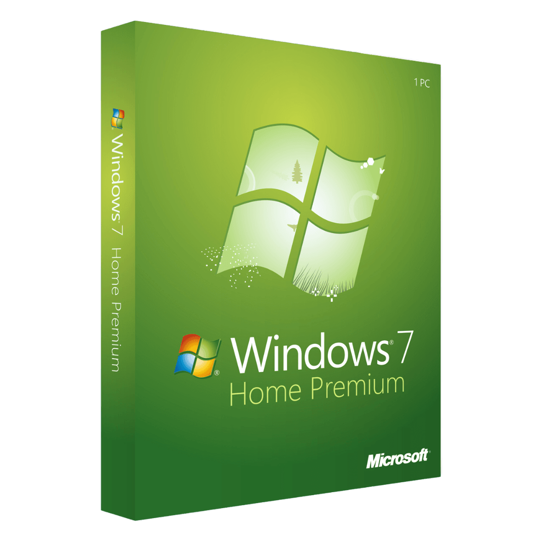Windows 7 Home Premium digital license box – Microsoft Windows 7 Home Premium License for PC